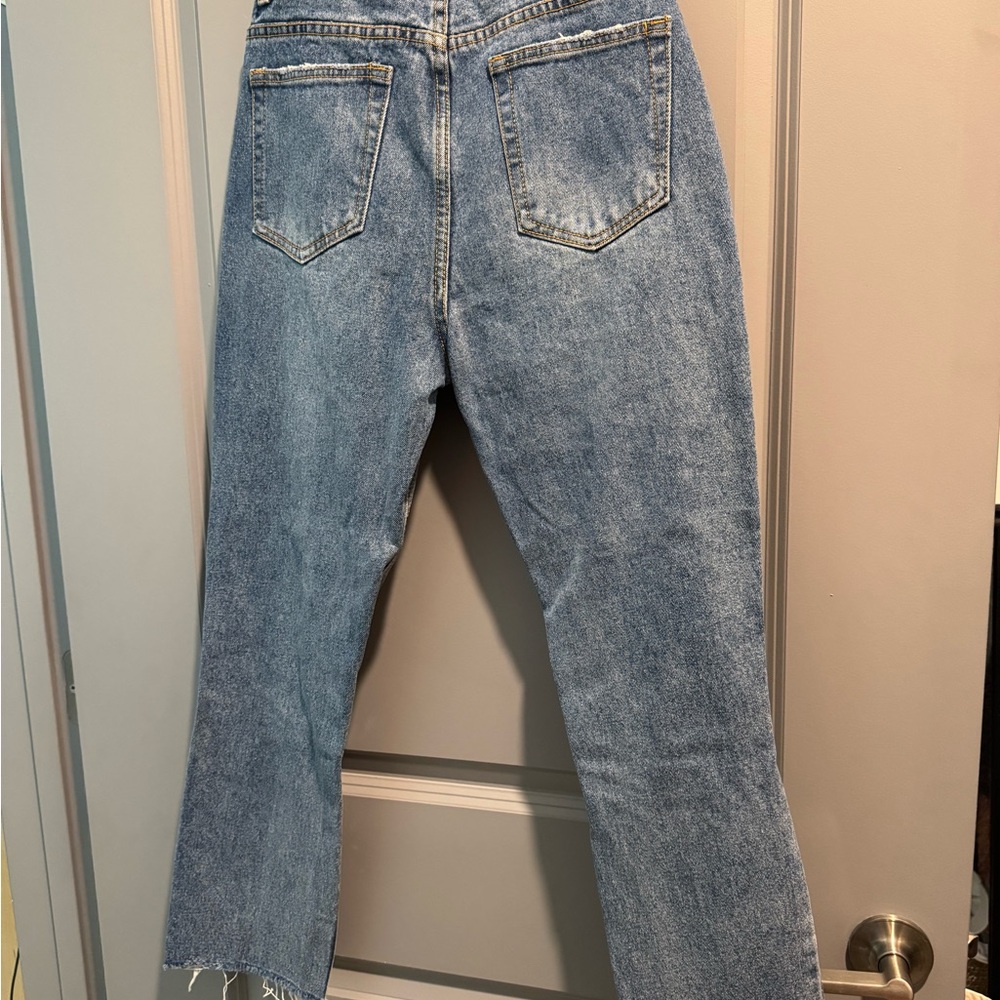 Distressed Blue Jeans - Picture 2 of 3